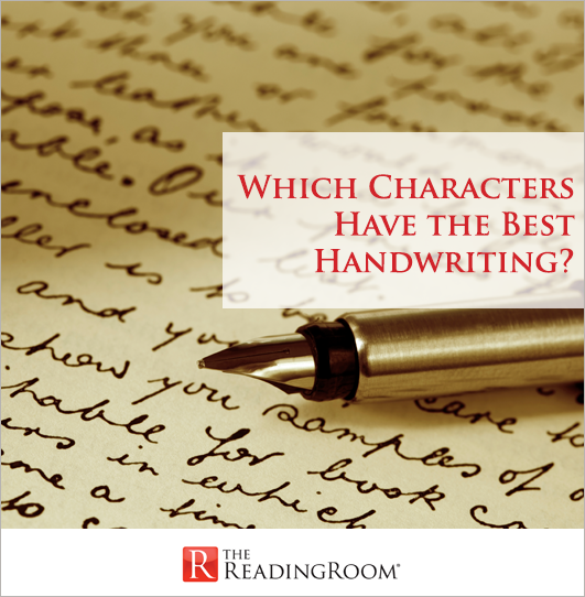 Which Characters Have the Best Handwriting?
