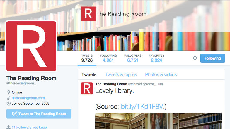 10 Book-Related Twitter Accounts To Follow Today