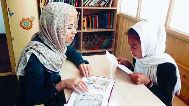 College Student Brings Books to Hometown of Kabul