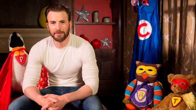 Chris Evans Reading a Bedtime Story is Everything