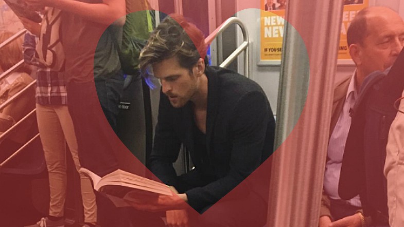 We’re sharing some hot dudes reading