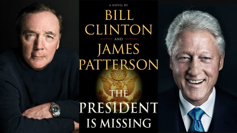 It's a mystery novel about a missing president, naturally.