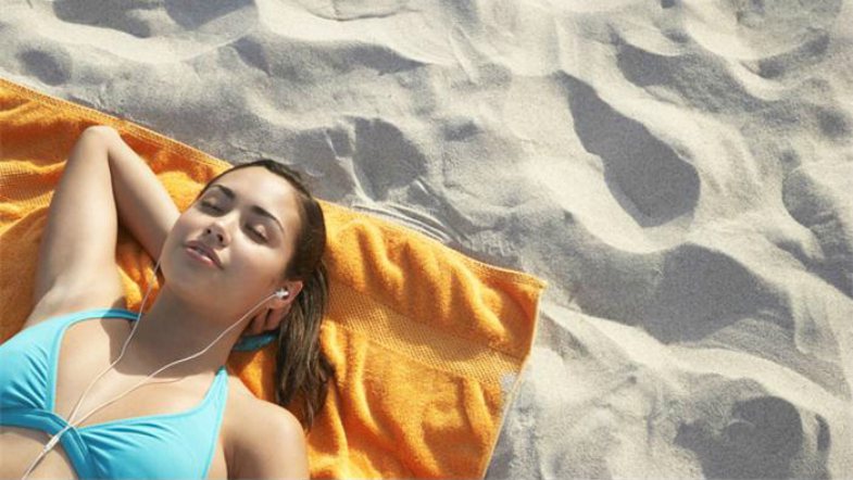 girl on a beach