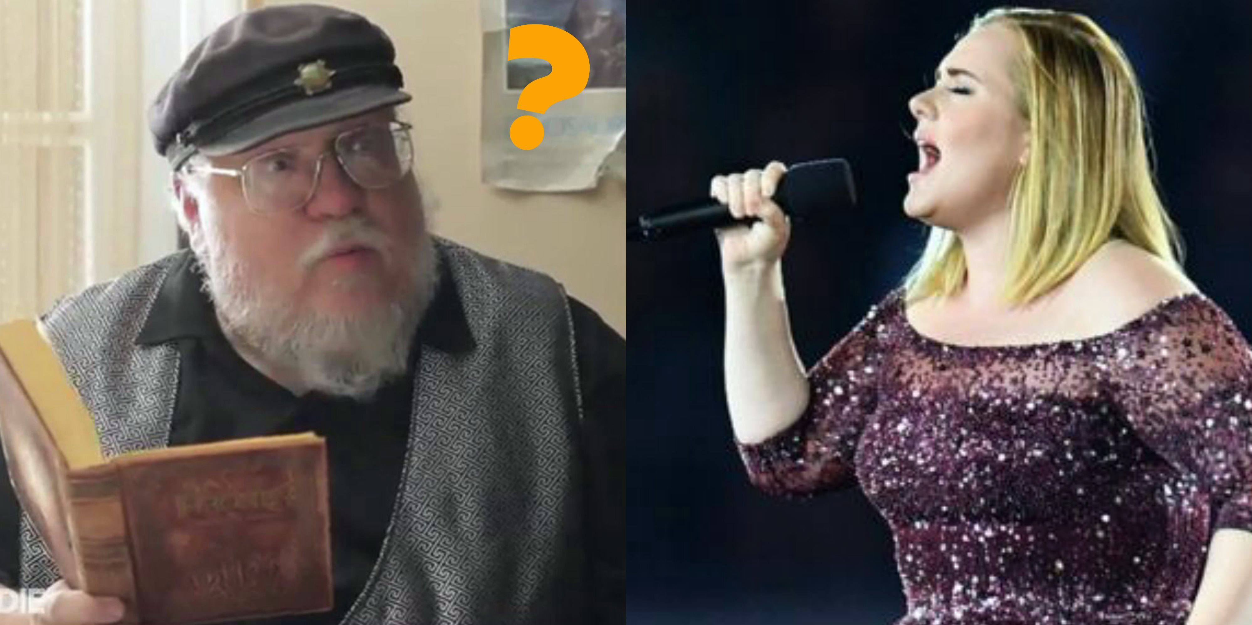 George R.R. Martin and Adele