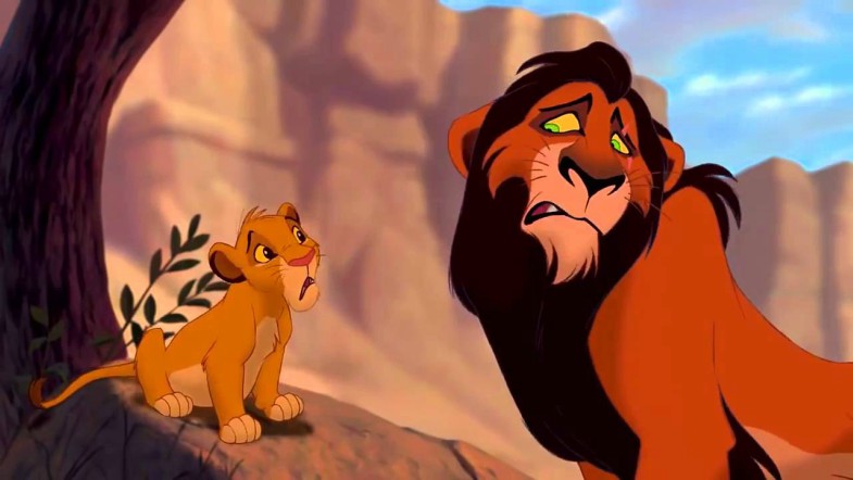 The featured image is of Scar from Lion King making a disgusted face at Simba from The Lion King.