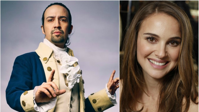 Lin-Manuel Miranda and Natalie Portman