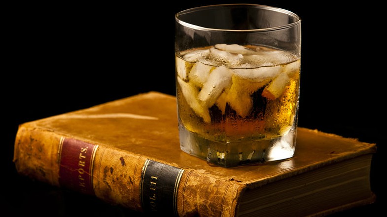 drink and a book