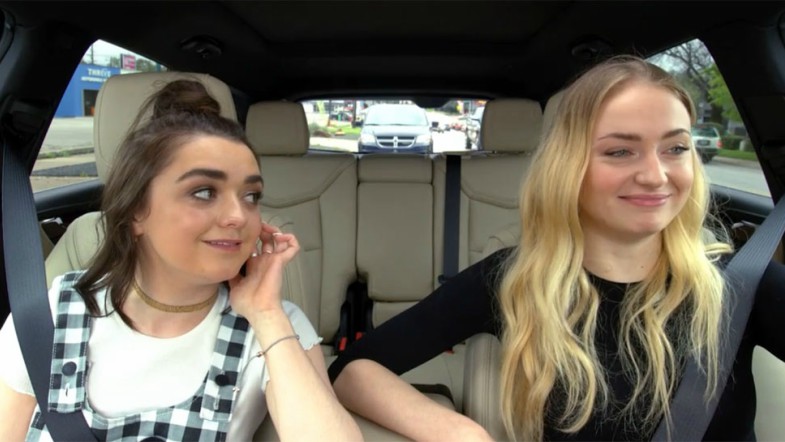 Maisie Williams and Sophie Turner