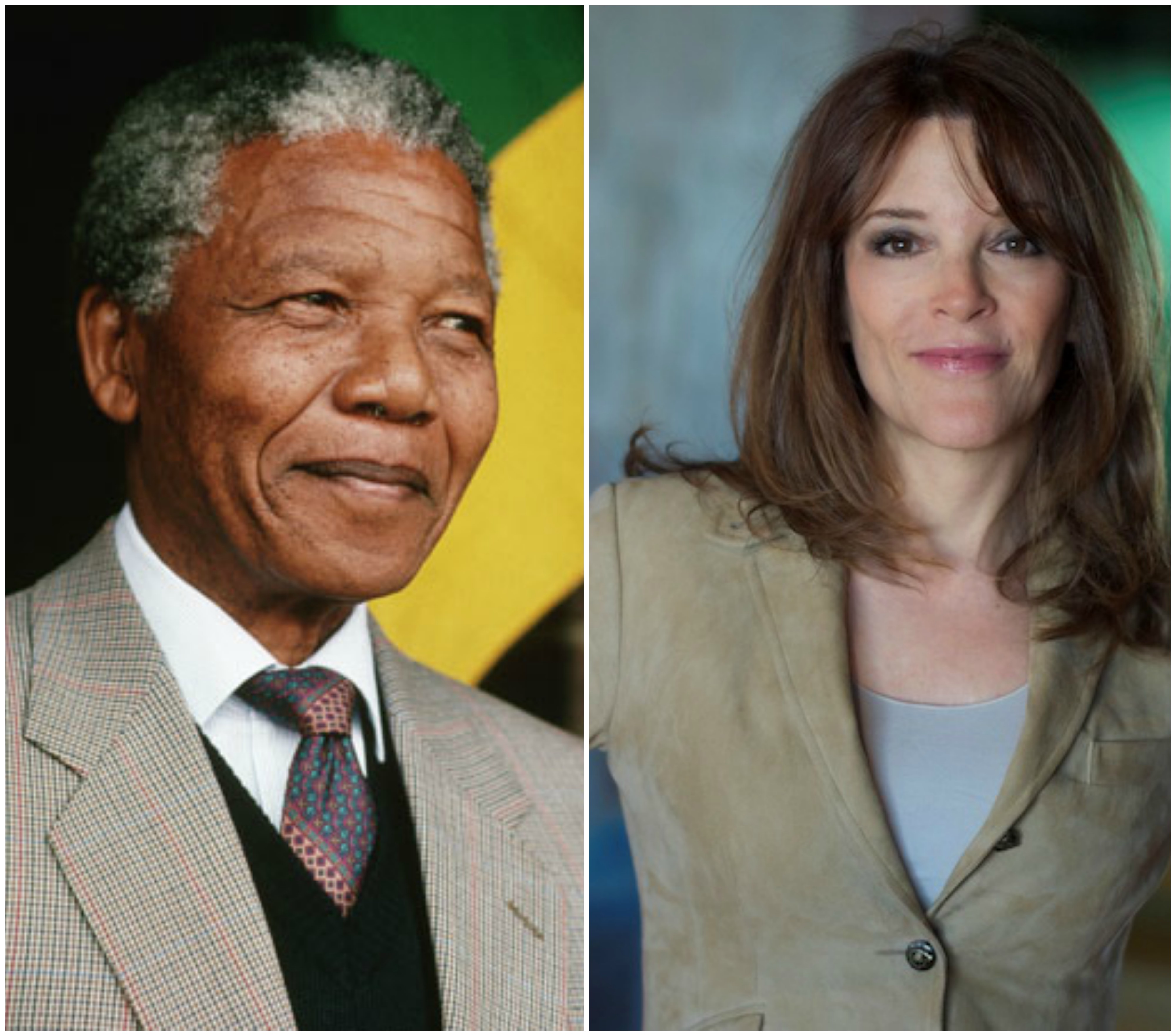 Nelson Mandela and Marianne Williamson