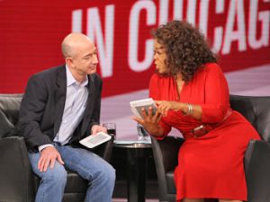 Oprah with kindle.
