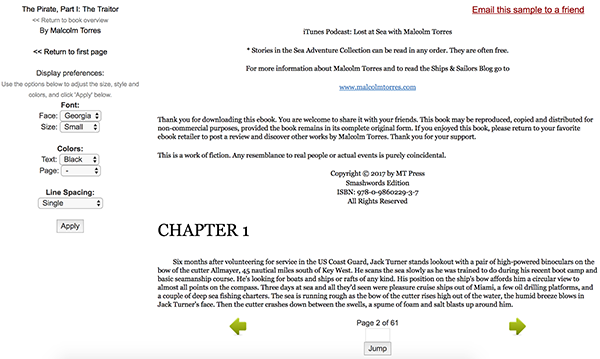 Smashbooks online reader