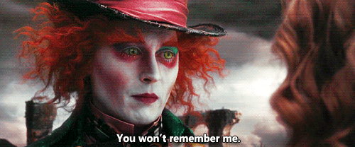 Johnny Depp as the Mad Hatter