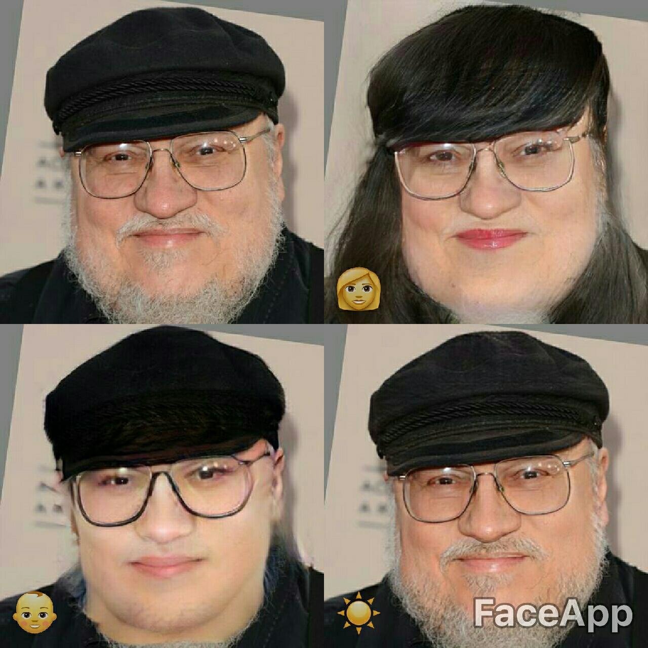 george r.r. martin face app face swap bookstr