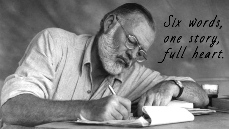 Bookstr Writers, Take Hemingway’s Challenge and Create Your Six-Word Stories!