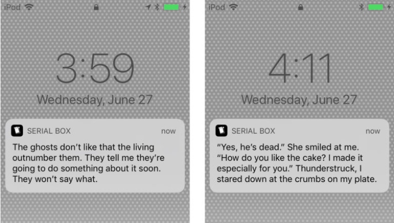 Microfiction Mondays: Read Short Stories via Serial Box’s Notifications