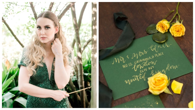 This Slytherin-Themed Wedding Is Ssseriously Stunning