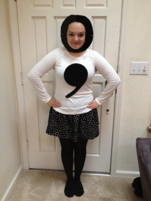 Semicolon Costume