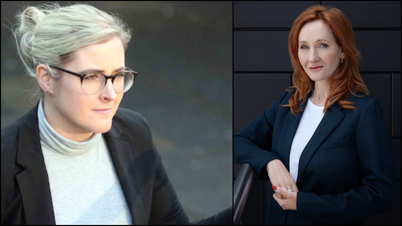 J.K. Rowling (R) and her former Assistant (L)