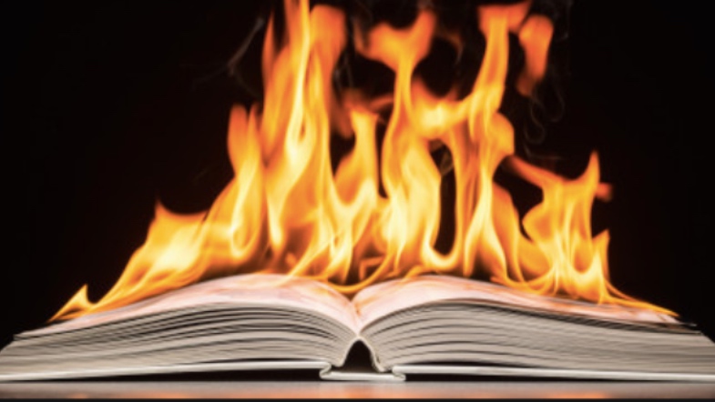 A book on fire