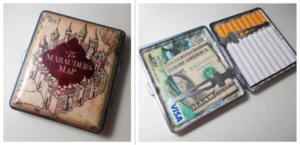 Marauder's Map themed cigarette case