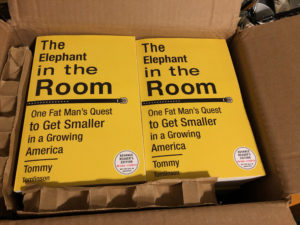 Tommy Tomlinson's box of books