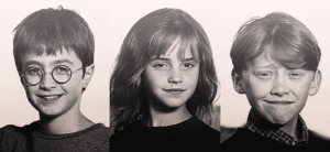 Harry Potter protagonists as children
