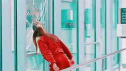 'Bird Box' character smashes her head repeatedly into a wall