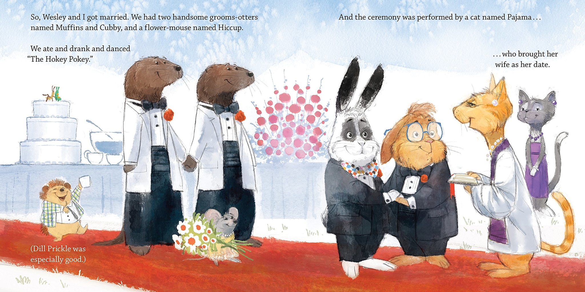 Marlon Bundo and Wesley's wedding ceremony