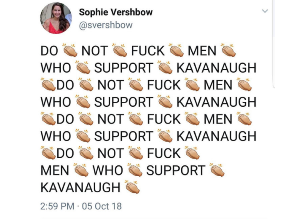 Sophie Vershbow Tweet