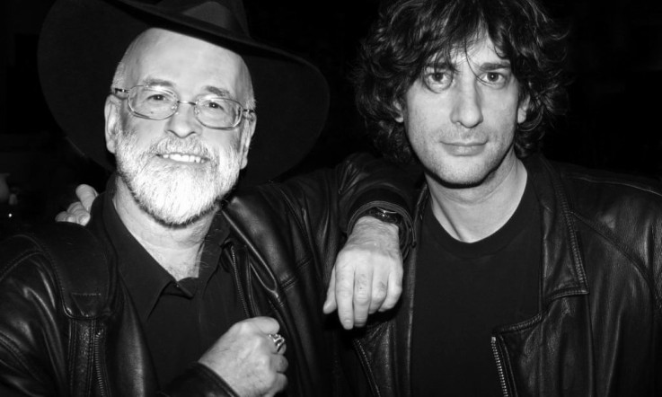 Terry Pratchett and Neil Gaiman