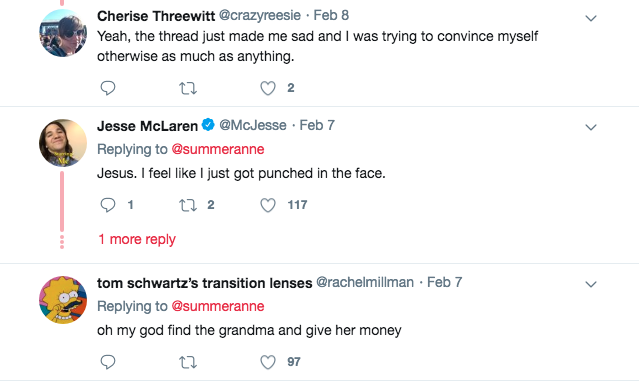 Twitter reacts to sad note