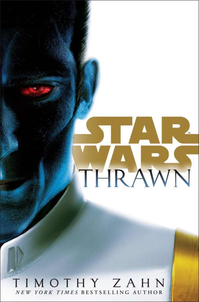 The titular Thrawn on the cover of the novel, Thrawn, by Timothy Zahn