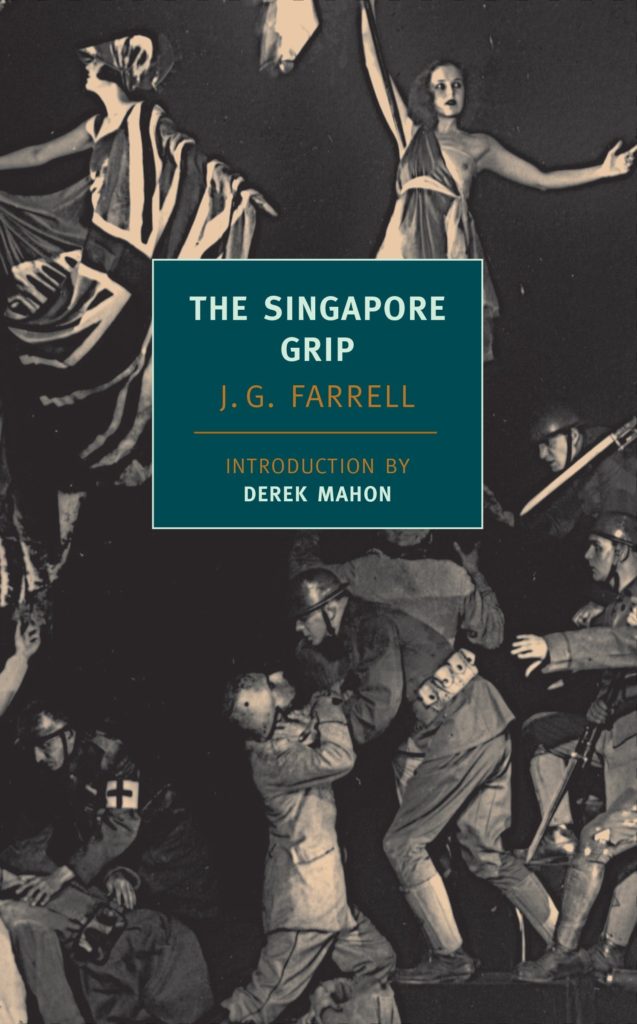 The cover to The Singapore Grip by J.G. Farrell