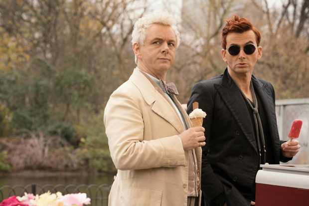 Michael Sheen and David Tenant star in Amazon Prime's upcoming series Good Omens