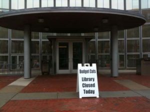 Library Closed for Budget Cuts