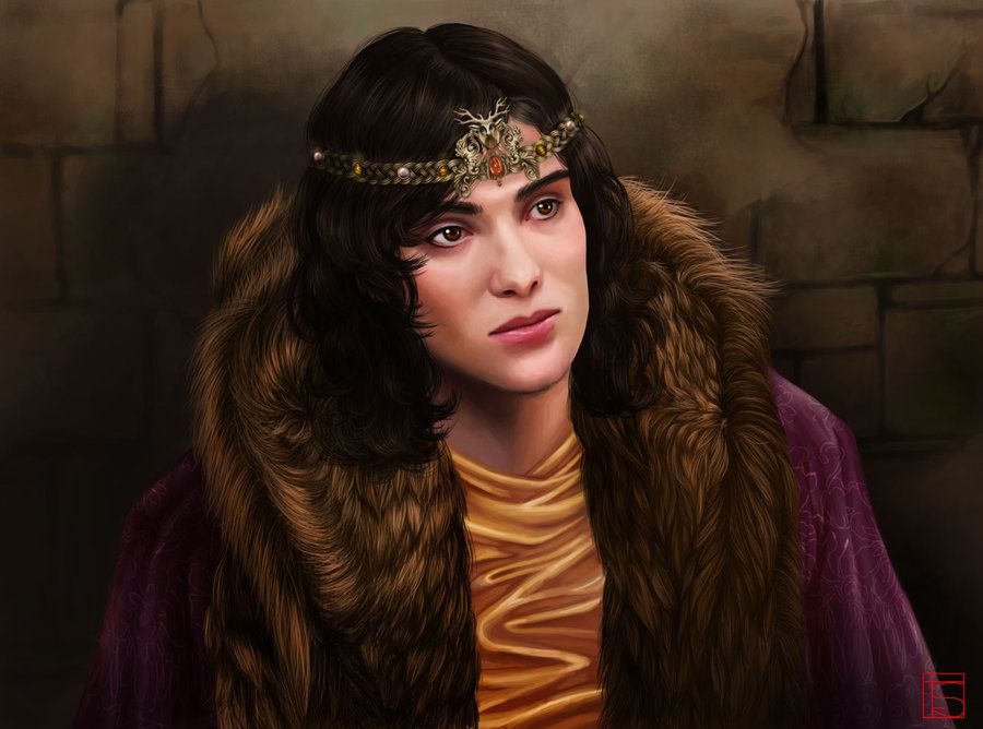 The handsome Prince Regal dressed in kingly attire wearing a crown