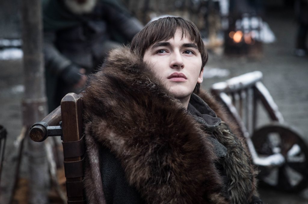 Bran in the Courtyard of Winterfell