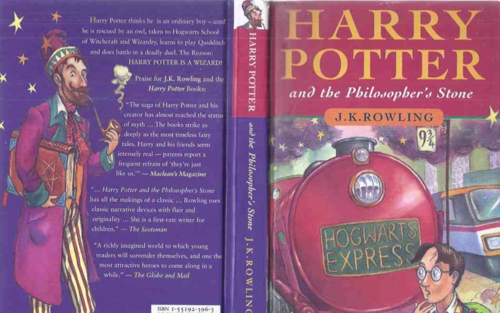 Front and Back cover image of Harry Potter and the Philosopher's Stone