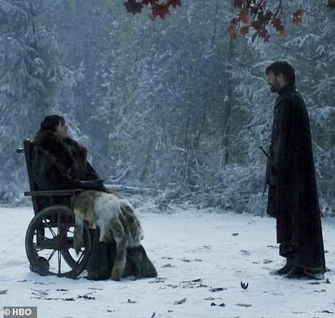 Jaime and Bran under the Weirwood
