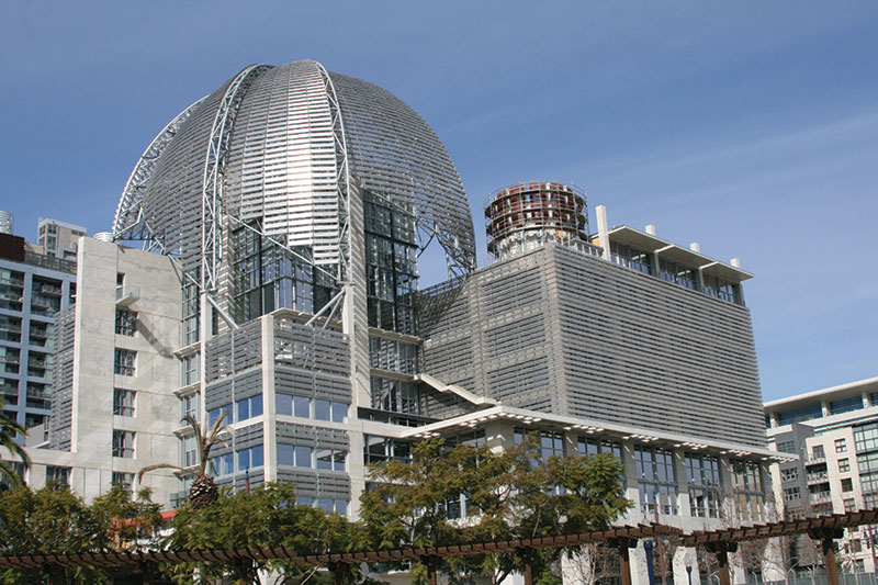 Outside of San Diego Central Library