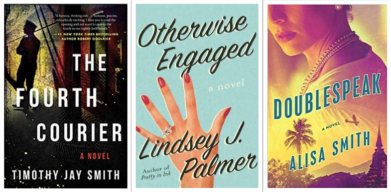 'The Fourth Courier' by Timothy Jay Smith, 'Otherwise Engaged' by Lindsey J. Palmer, & 'Doublespeak' by Alisa Smith