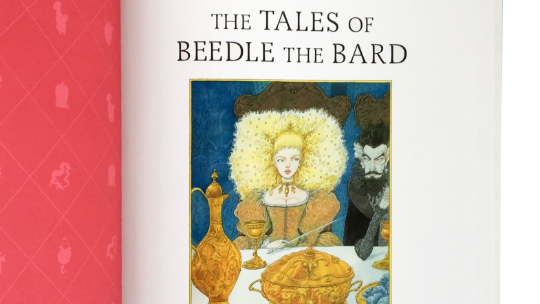Opening page of Tales of Beedle the Bard