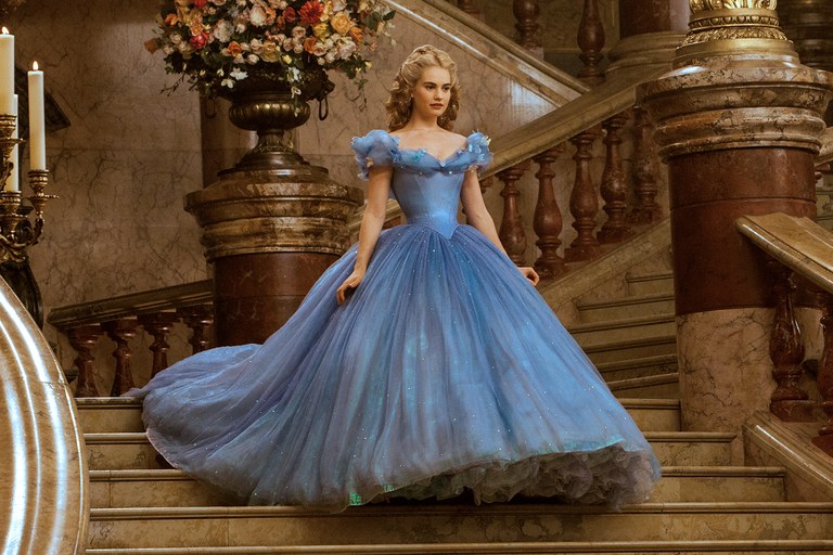 Lily James as Cinderella