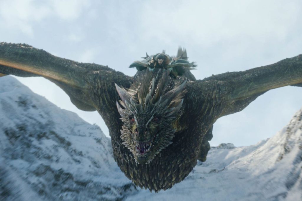 Jon Riding Rhaegal