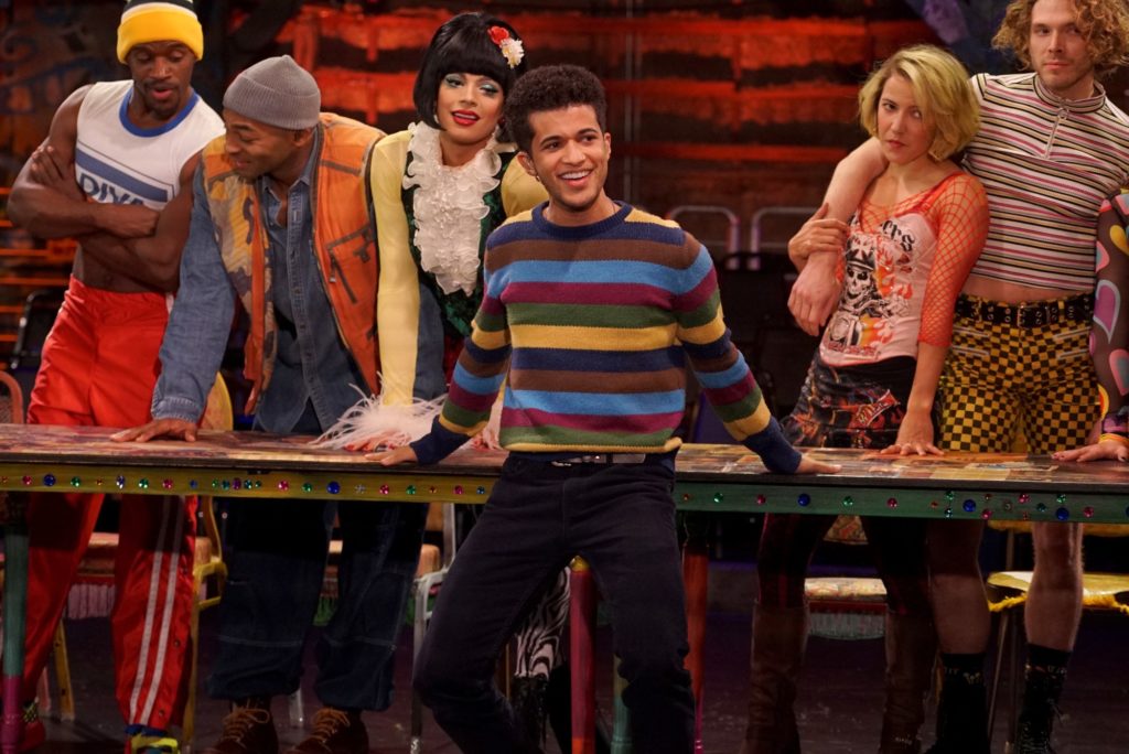 Jordan Fisher as Mark in Rent: Live