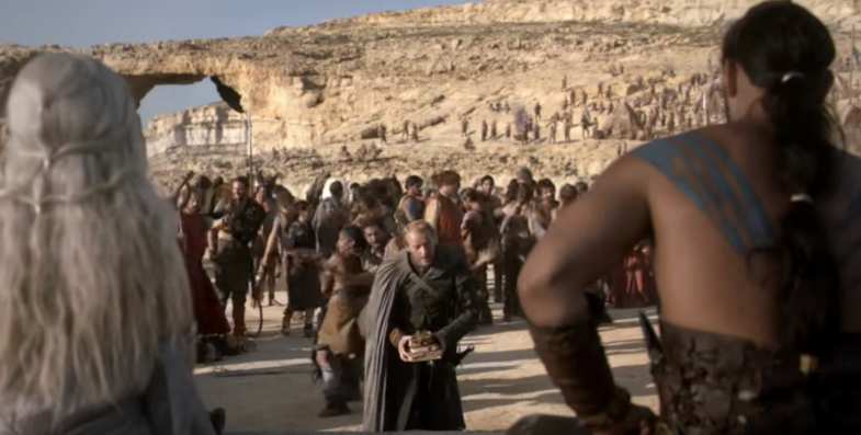 The arch from Khal Drogo’s wedding was real—until it collapsed.