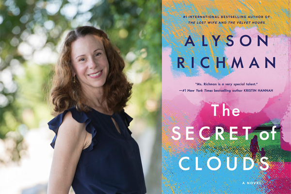 Alyson Richman, and the cover of The Secret of Clouds