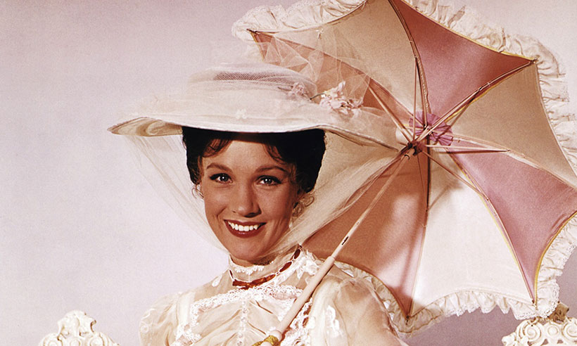 Julie Andrews as Mary Poppins