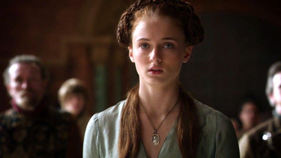 a younger Sansa Stark