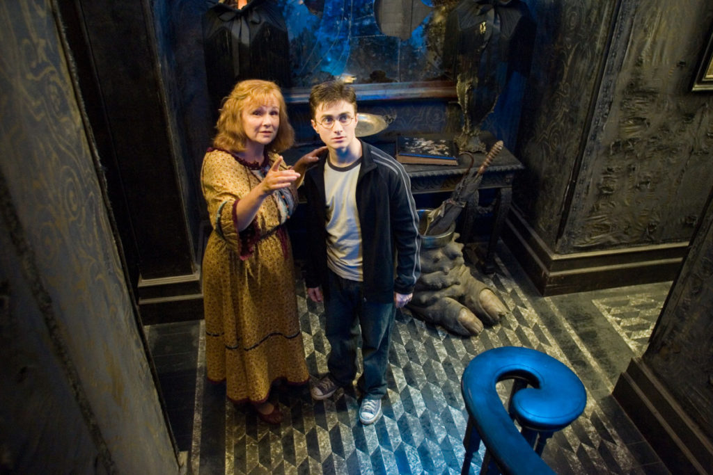 Molly Weasley with Harry Potter